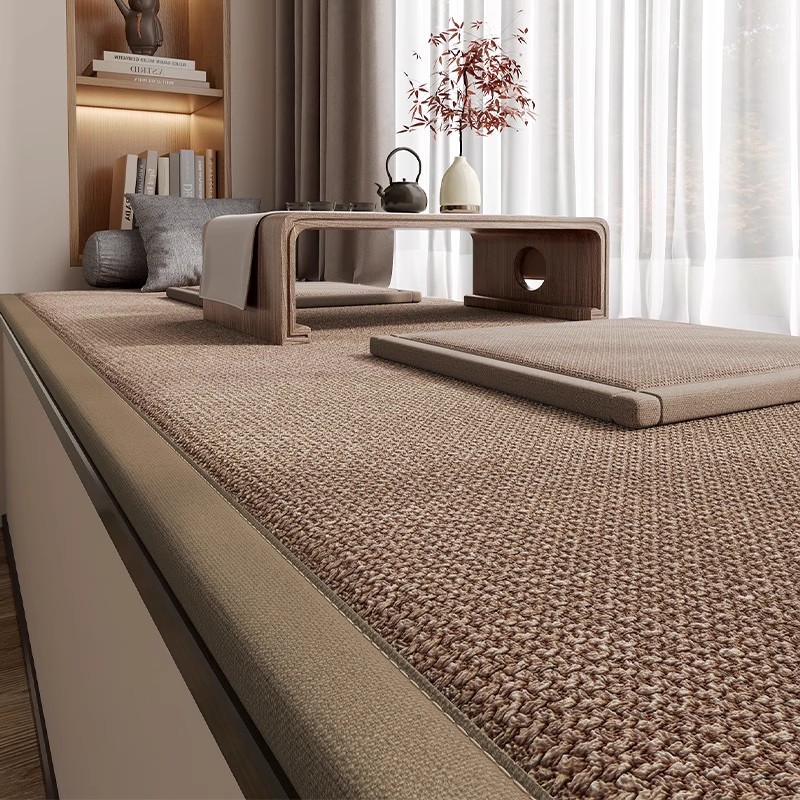 棉麻简约风四季通用飘窗垫