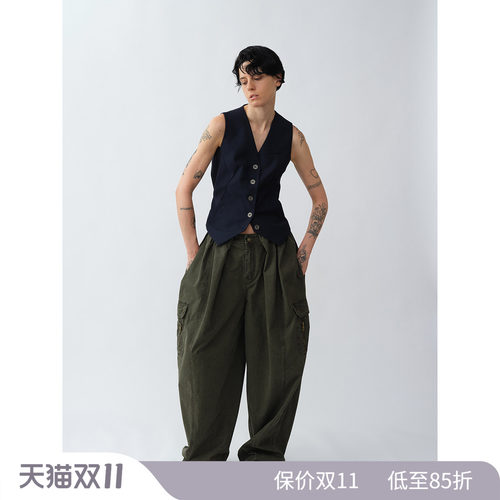 复古不被定义马甲女新款坎肩背心