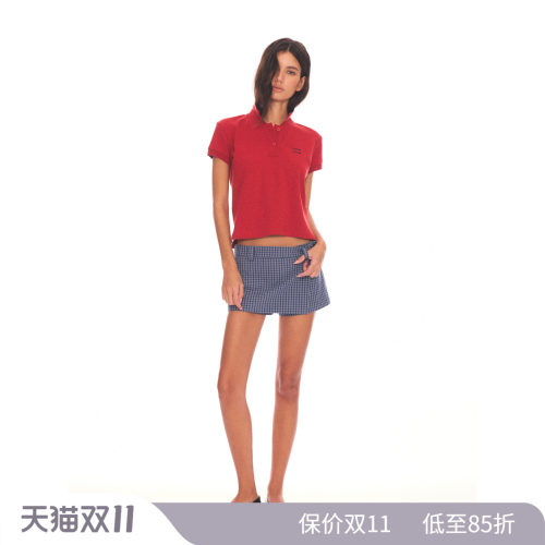 1c00M4mini格子裙裤休闲裤