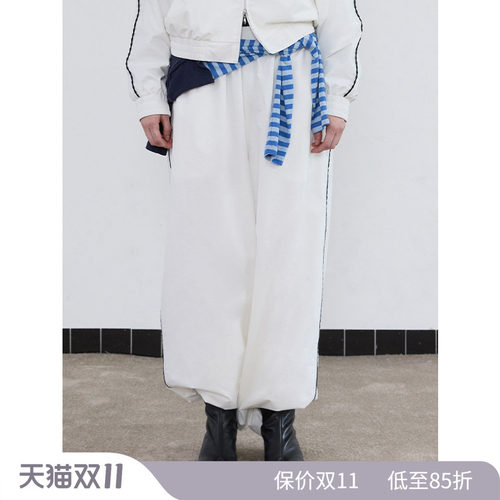 户外运动裤伞兵裤阔腿休闲裤