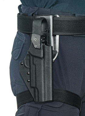 龙章御1911战术快拔套枪套K板拇指解锁下沉快拆绑腿套腰带套耐磨