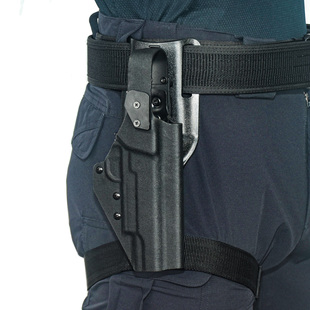 龙章御1911战术快拔套枪套K板拇指解锁下沉快拆绑腿套腰带套耐磨