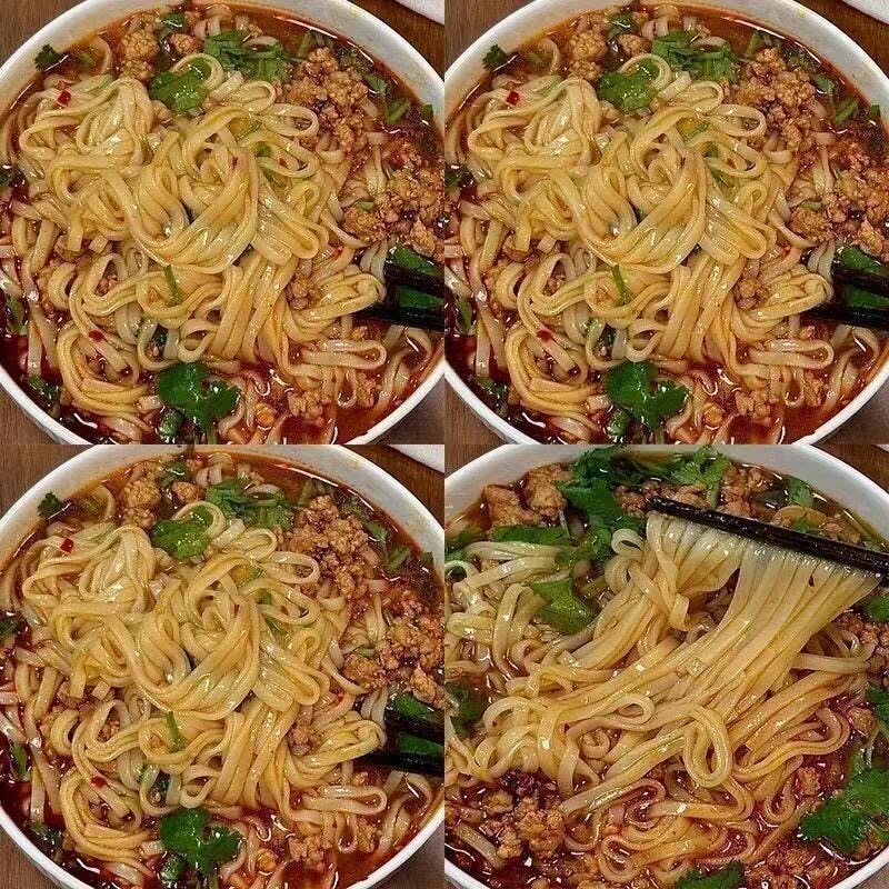 买一箱送一箱】山西大桶装手擀面食品夜宵手擀面条纯手工面番茄味