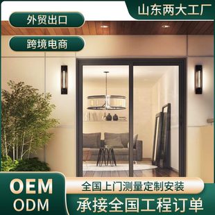时尚 甄选新款 简约双轨两扇推拉门家用室内推拉门厨房阳台隔音门窗