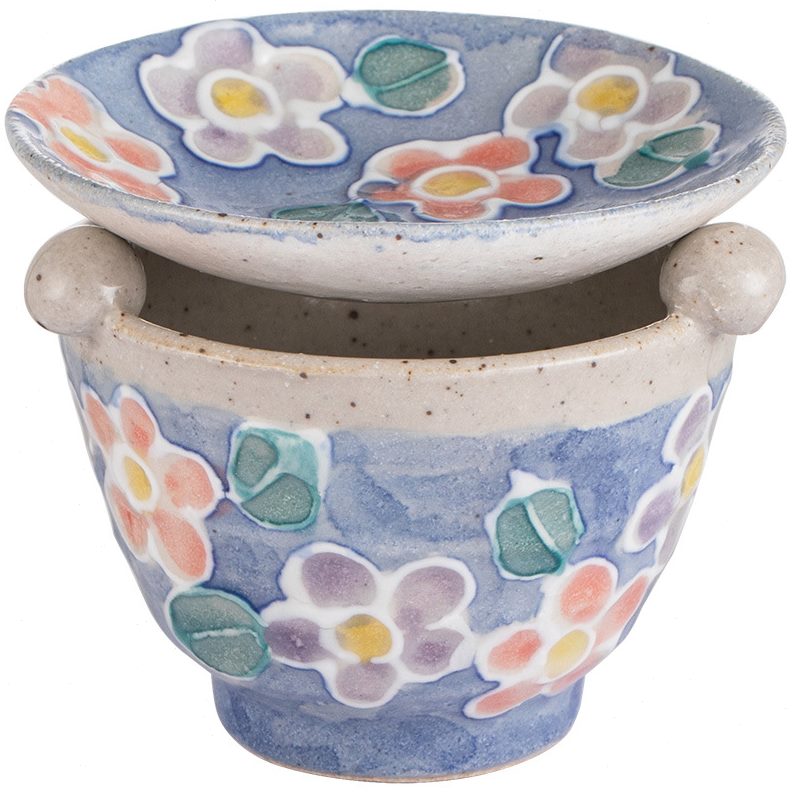 日本进口常滑烧茶香烤炉日式家用茶道香道烘烤炉子耐温香薰炉子