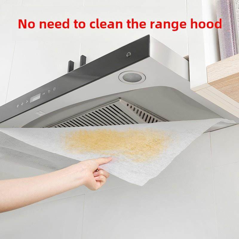 日本抽油烟机过滤膜网家用耐高温防油烟吸油贴纸分段抽油烟机油污