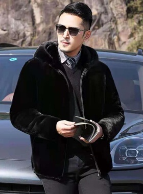 华夏袋鼠龙久富专卖店海宁男士短款轻奢外套休闲冬季男款保暖夹克