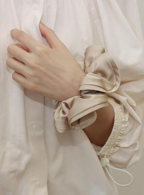 【同款赵露丝】Meuri缎面发带女用猪肠发带简约高弹性夏季