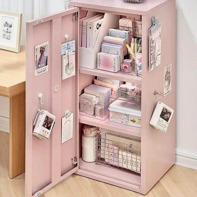 多巴胺书桌边铁皮抽屉式收纳柜储物柜学生书架本文具密码锁铁艺柜,收纳整理,收纳柜,淘宝优惠券,粉丝福利购,淘宝优惠卷