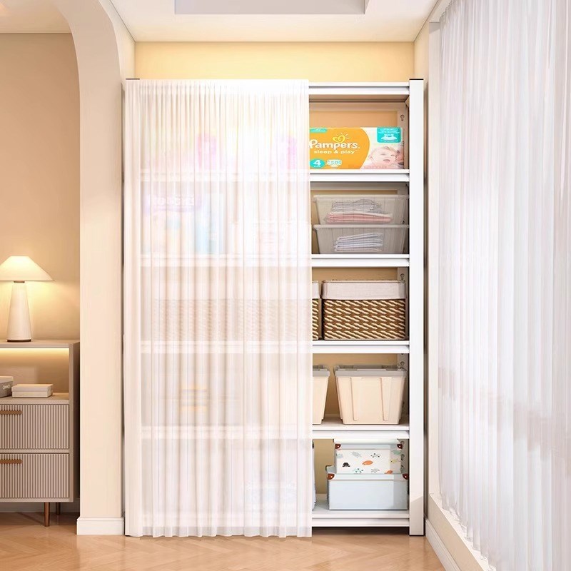 置物架货架多层落地家用书架收纳架阳台快递地下室杂物整理展示架