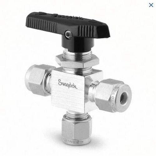 swagelokSS-41GXS1不锈钢40G系列3通球阀0.08Cv1/16in.卡套管接头