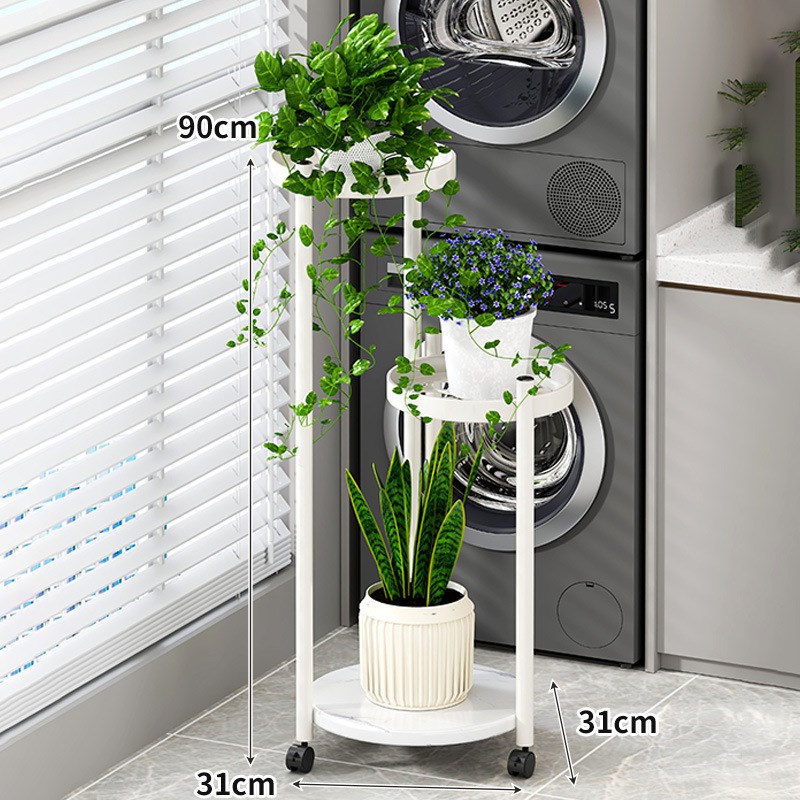 花架子新款可移动带轮多层客厅落地花盆植物架阳台多肉花架置物架