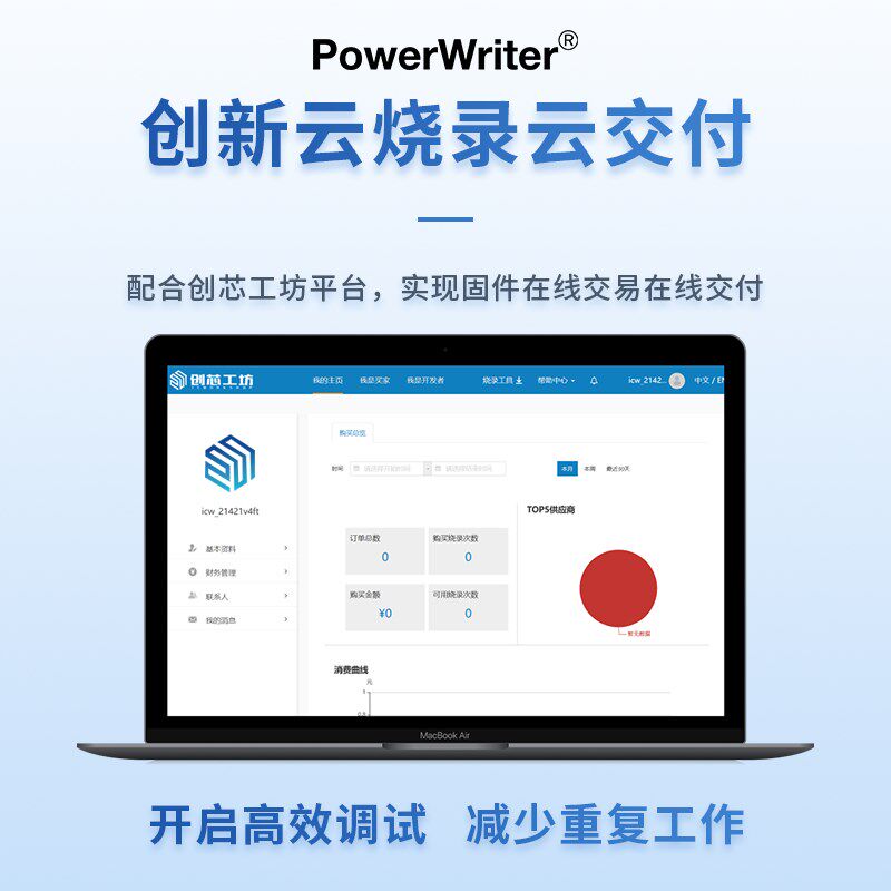 PowerWriter PWLINK2创芯工坊STM32替代stlink仿真调试DAP下载器