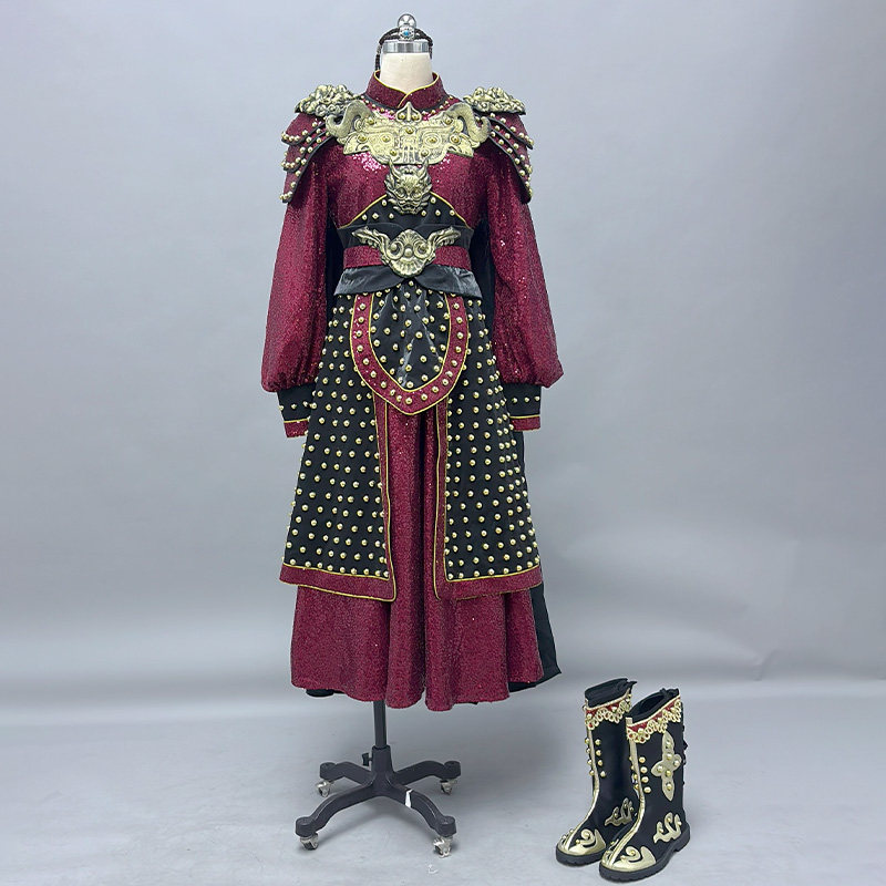 儿童秦俑战袍铠甲演出服租赁