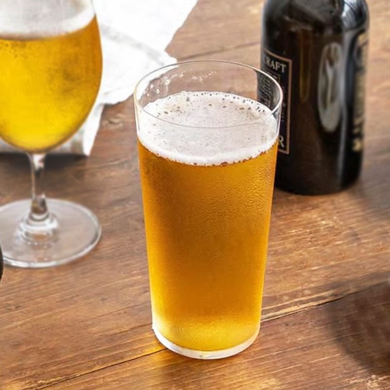 日式手工 玻璃啤酒杯家用扎啤杯商用美式精酿品脱杯饮料水杯