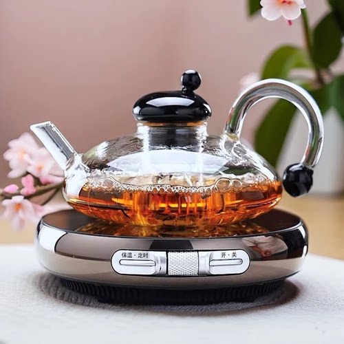 茗凤祥高端合金电陶炉家用保温超薄迷你围炉煮茶电茶炉自动煮茶器