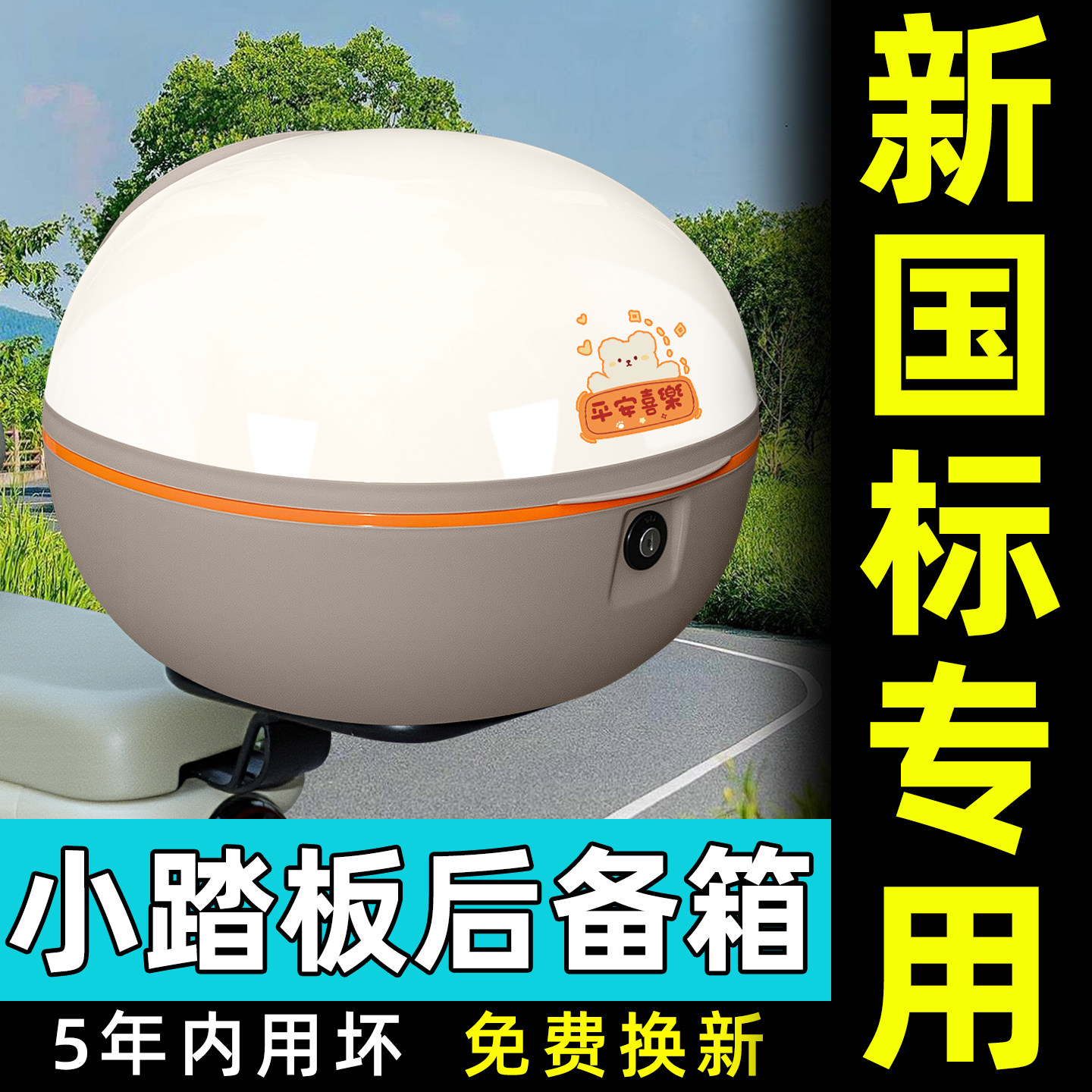 电动车专用原装大容量后备箱新国标踏板电瓶车通用后尾箱储物支架