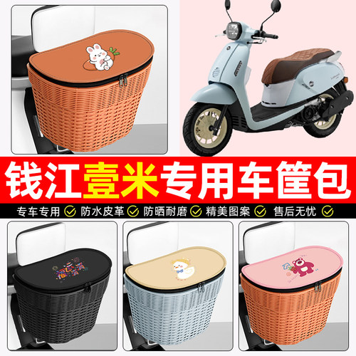 适用【钱江壹米】电动车后车筐