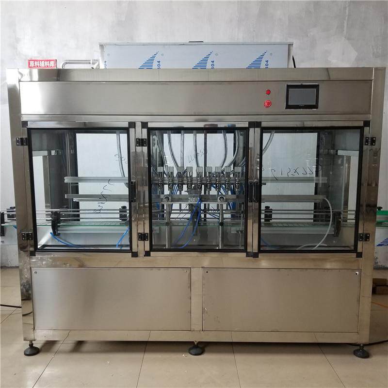 厂家直供叶面肥农药液体肥料灌装机全自动直线自流式食品级适用