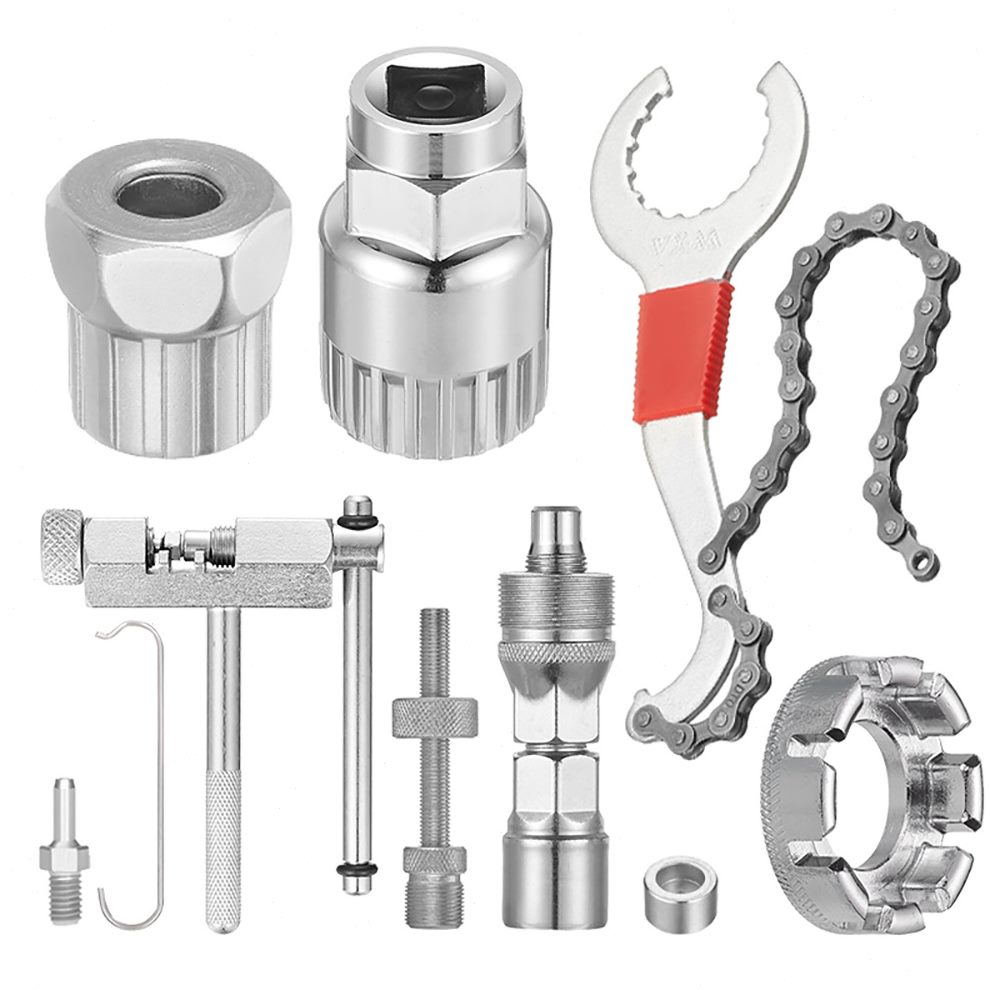VXM自行车修理保养工具中轴拉马飞轮工具牙盘工具 截链器尾勾扳手