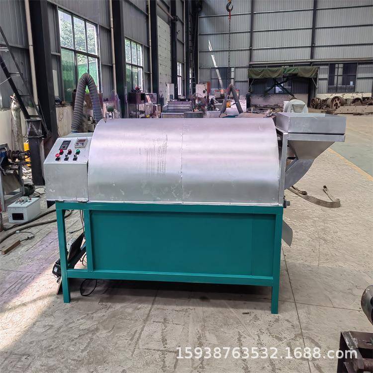 多功能电加热炒货机电加热芝麻菜籽花生炒料机自动控温滚筒炒锅