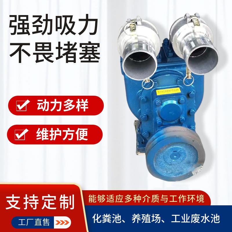 养殖场猪牛粪便强力吸污泵泥浆污水小型排污泵农村厕所自动抽粪泵