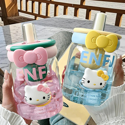 kitty可爱少女心可爱卡通水杯