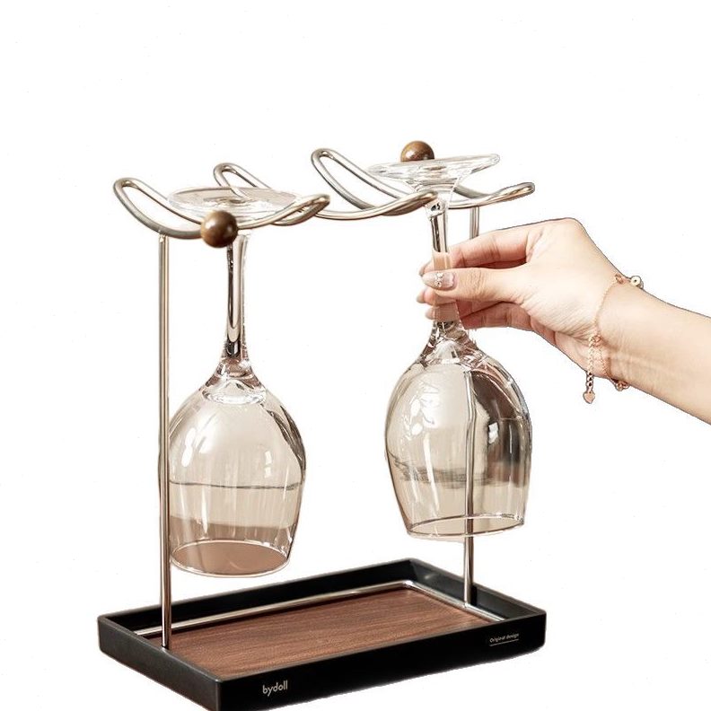 家用级感杯架轻奢马克杯咖啡杯架沥水收纳置物架创意红酒杯架