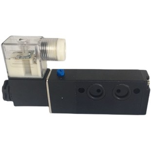 亚德客型板式 二位五通电磁阀4M210 08蝶阀专用电磁阀4M210L