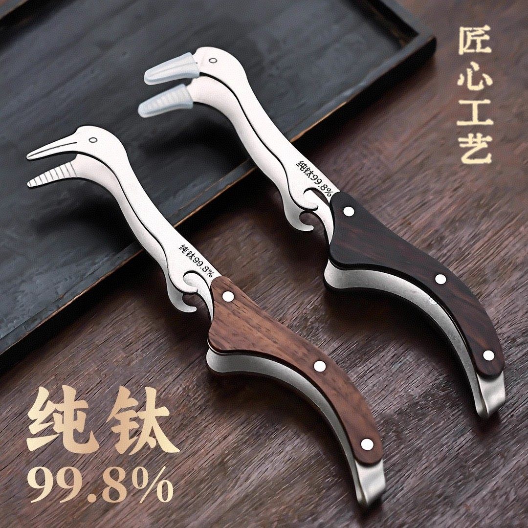 不锈钢茶夹子防滑防烫夹茶具配件茶道茶具茶夹茶杯夹茶道茶具配件