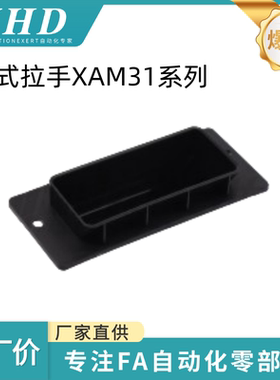 怡和达 暗式拉手  XAM31-A135 内装型 标准型 通孔固定 2通孔黑色