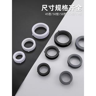 柜子开孔装饰圈50穿线孔盖下水圈双面橱柜开孔封边圈孔洞装饰盖