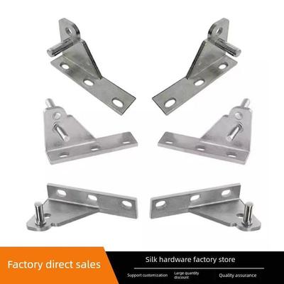 角铁荷叶冰箱合页折叠宝改装门合页冰箱门配件冷冻连接维修开门