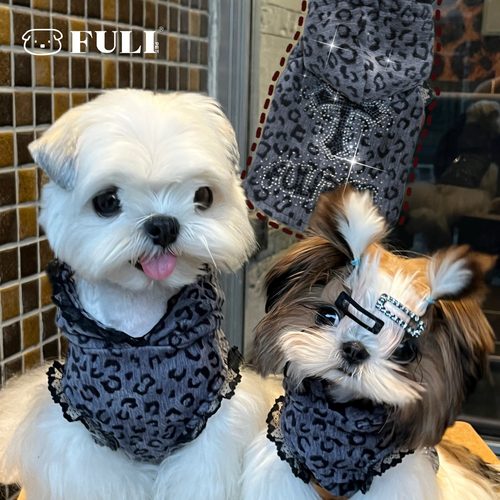 FULIPET「豹豹猫猫」.朋克系列.西施犬马尔济斯比熊雪纳瑞