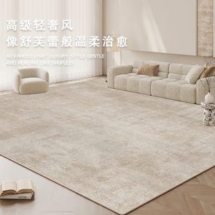 轻奢高级感免洗可擦沙发茶几地垫房间卧室床边毯全铺 客厅地毯意式