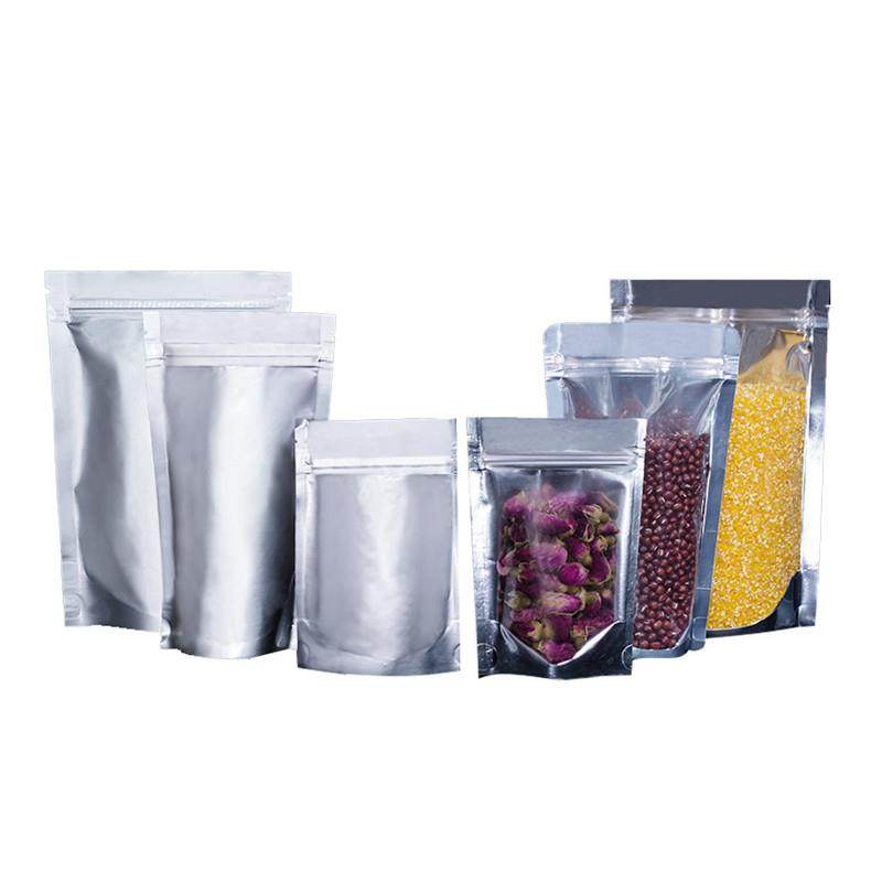 铝箔袋透明自立自封袋阴阳锡纸袋茶叶食品包装袋加厚密封袋子定制