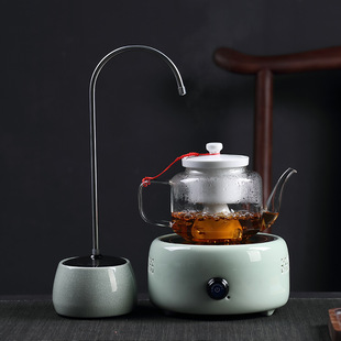 电动家用桶装 陶瓷智能桌面上水器 水触控自动抽水器纯净水茶具
