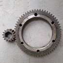 工地窑厂电动三轮车后桥牙包齿轮配件 59齿变速箱大小齿圈盘