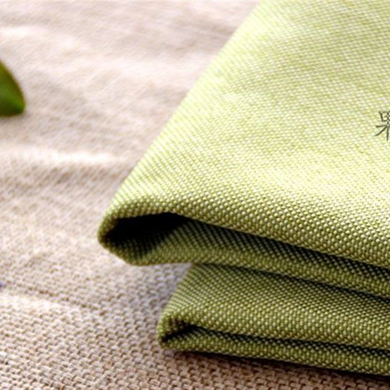 加厚纯色亚麻布 沙发布料 沙发套棉麻面料海绵垫子外套支