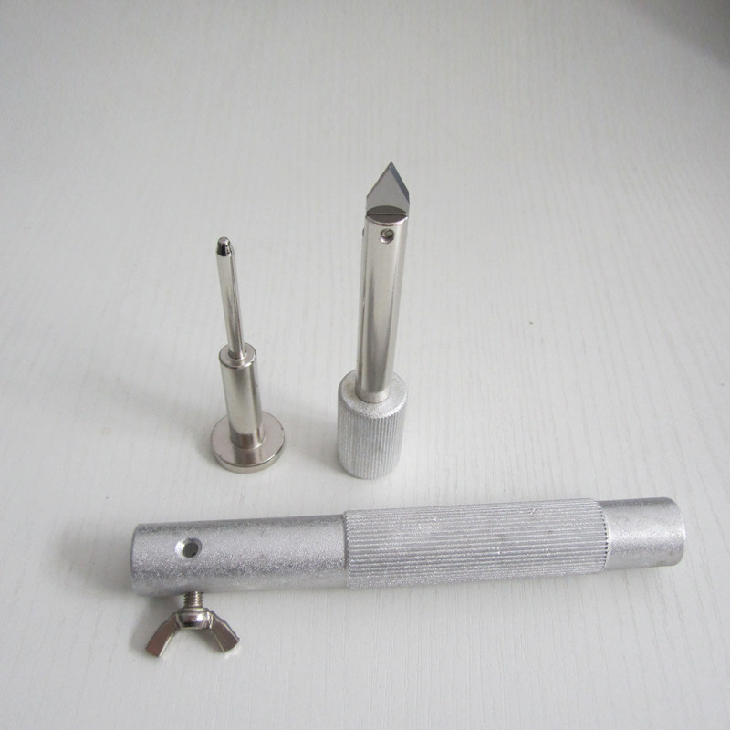 财务铆管凭证铆管装订机打孔钻头专用磨刀器磨刀石磨刀头磨针头空