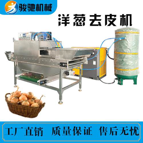 全自动洋葱气动去皮机 剥皮机 圆葱压气流脱皮机去皮装置节省人