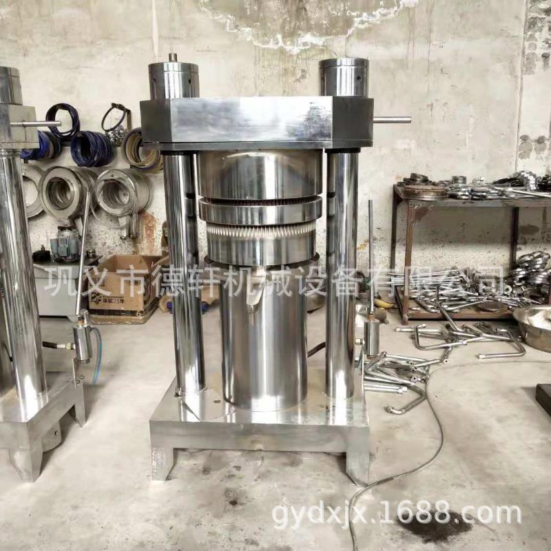 花椒籽胡麻籽压油机180型茶籽油冷榨机 棕果液压香油机