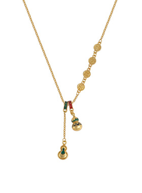 鱼头星星流苏项链女生平安喜乐葫芦轻奢国风福禄新中式官方正品潮