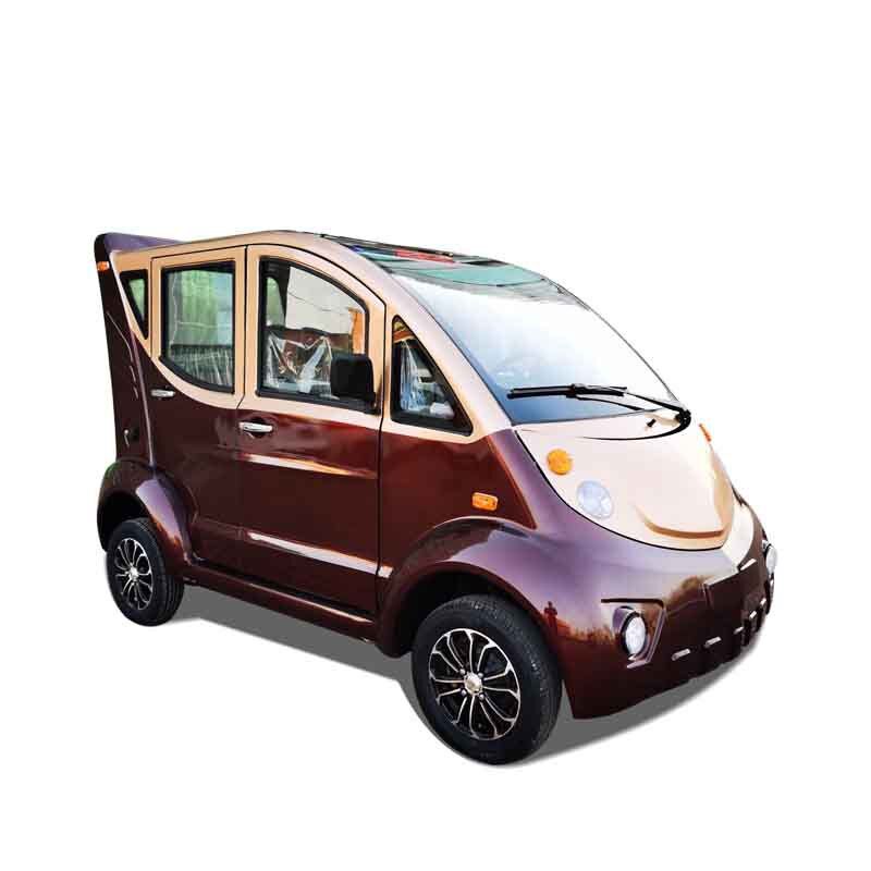 5座8座四轮全封闭物业小区社区摆渡车治安厂区校园城管电动巡逻车