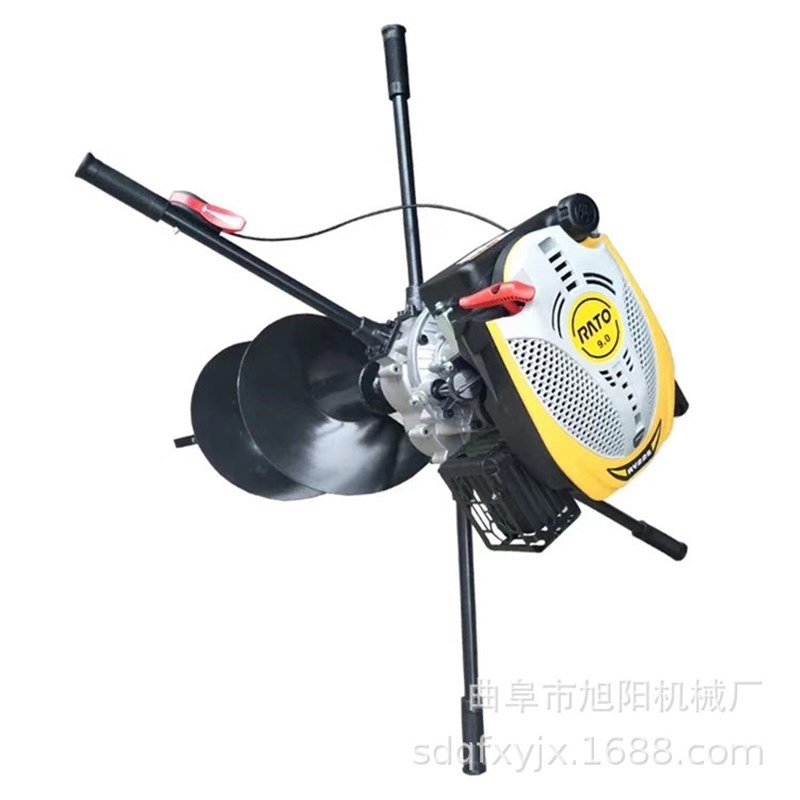 四冲程地钻挖坑机大功率汽油立柱打桩机园林栽树便携式种植机