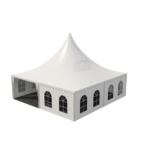 厂家装配式铝合金欧式尖顶帐篷户外活动展览篷房 Pagoda tent