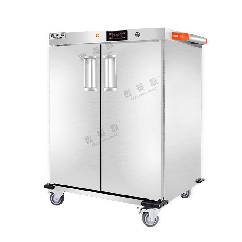 商用餐厅酒店宴会高密度保温餐车 智能大容量不锈钢保温餐车供应