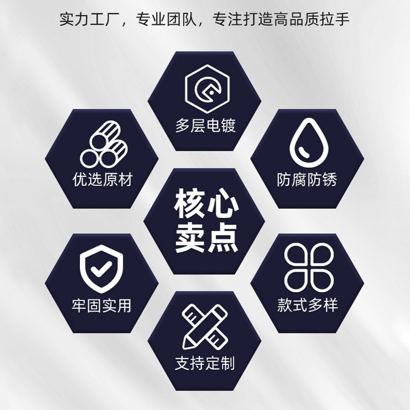 新中式大门把手古铜半圆形玻璃门拉手酒店包厢单双开木门把手加工