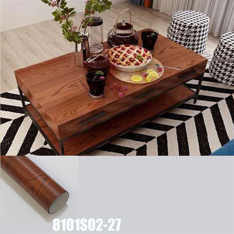 木纹壁纸墙纸自粘防水防潮门贴桌面仿木翻新贴纸装饰墙壁图案简约