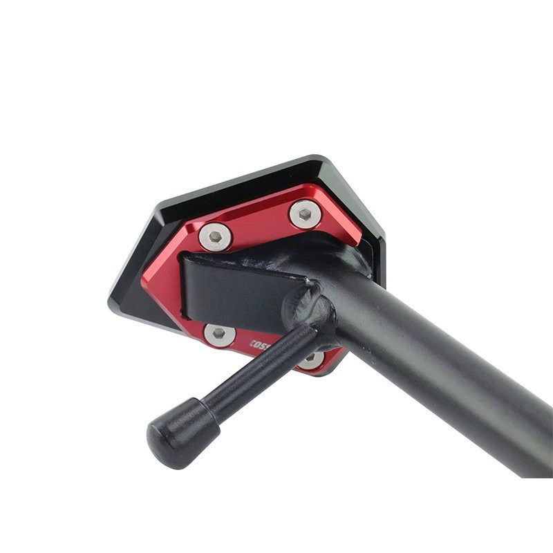 适用于钱江QJ摩托赛350改装配件边撑垫防滑加大小脚垫赛400直上型